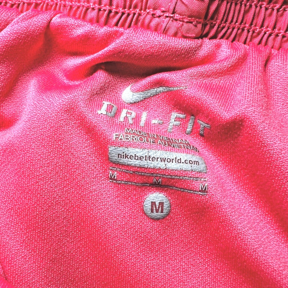Nike Womens Size Medium Dri-FIT Running Shorts Pink White Purple Athletic Gym - Picture 4 of 14